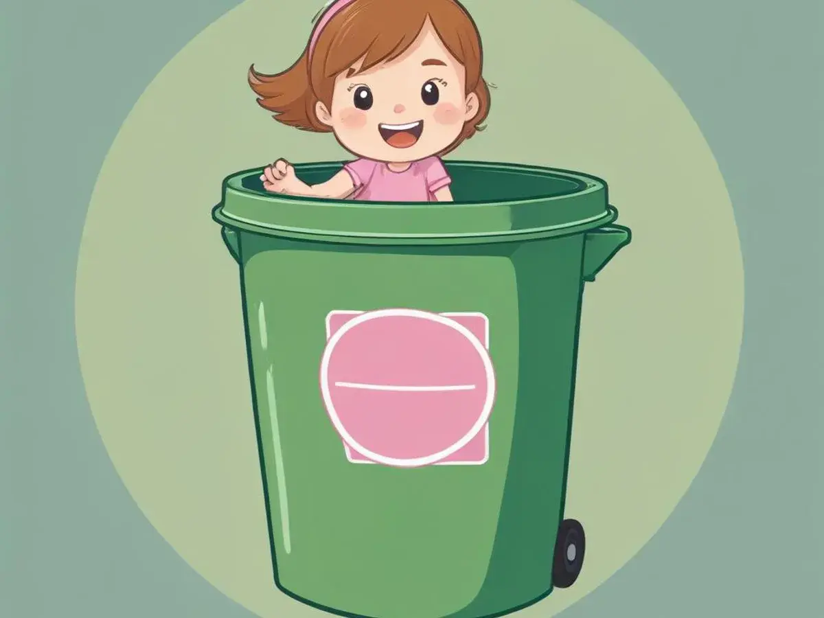Pop on your bin QR stickers